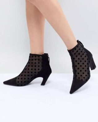 Mango Polka Dot Mesh